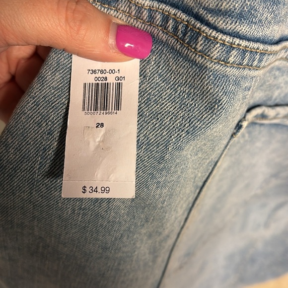Old Navy Light Blue High-Rise Denim - Picture 7 of 7